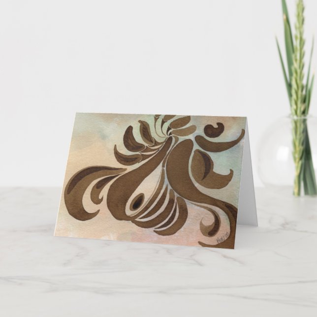 Cartão Notecard Critter de Lagosta (Frente)