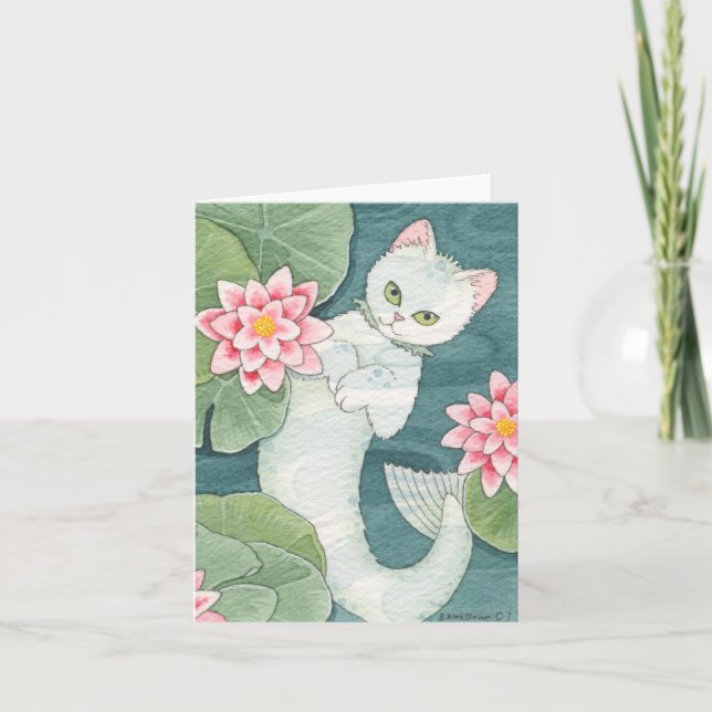 Cartão Notecard de derivação do mercat (Frente)