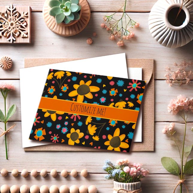 Cartão Notecard de inspirividade personalizada de margari (Criador carregado)