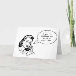 Cartão Notecard de Skincare… eu obtive 99 problemas mas…
