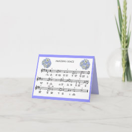 Cartão Notecard de Vazio "Grace Incrível"