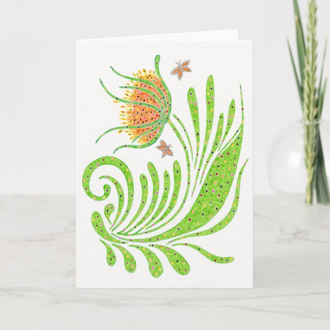 Cartão Notecard de Verão (Frente)