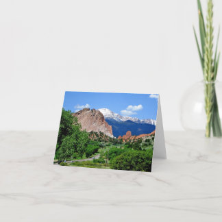 Cartão Notecard do Colorado