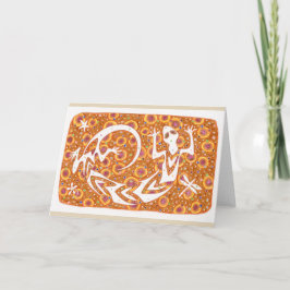 Cartão "Notecard do espírito afortunado"