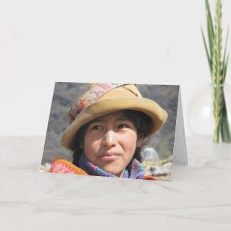 Cartão Notecard do Projeto Inti