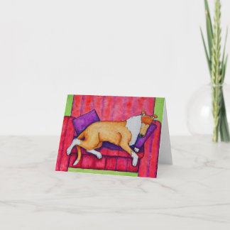 Cartão Notecard do Snooze 4x6 do Smoothie