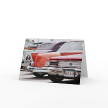 Notecard do Vintage American Classic Car Lover