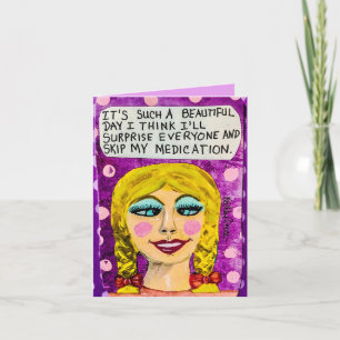 Cartão Notecard, é um dia tão bonito que acho que vou te