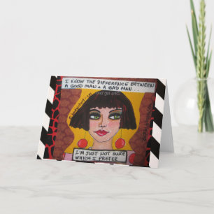 CARTÃO NOTECARD-I SABEM A DIFERENÇA NO MEIO