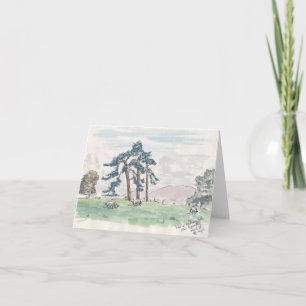 Cartão Notecard Inglês Countryside