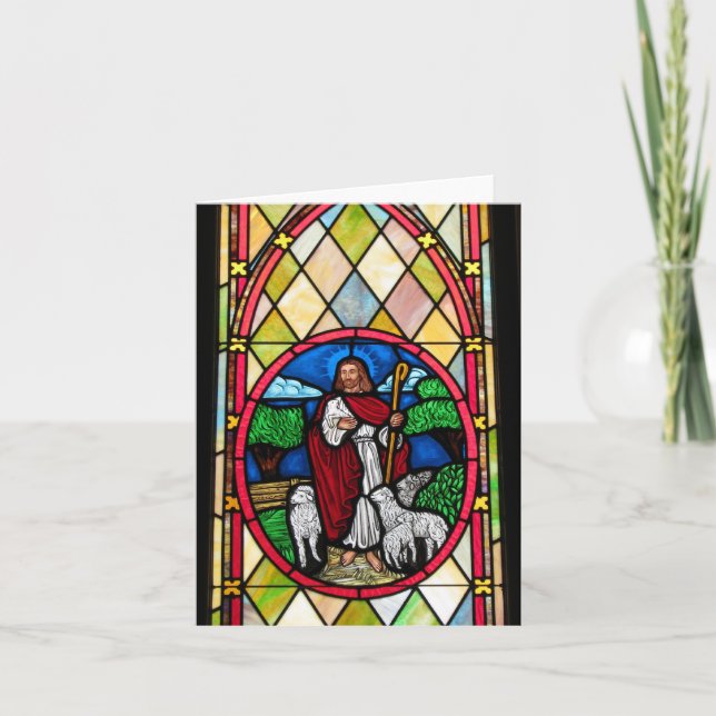 Cartão Notecard: Janela na Igreja Metodista, Longton (Frente)