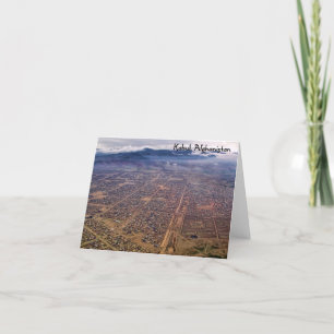 Cartão Notecard: Kabul de cima de