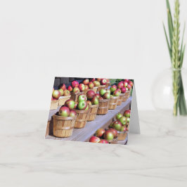 Cartão Notecard - Maçãs