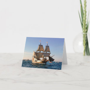 Cartão Notecard - Mayflower II na vela