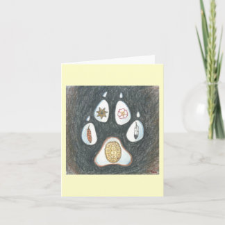 Cartão Notecard nativo de Wolftrack