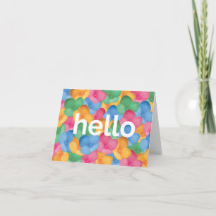 Cartão Notecard - Olá