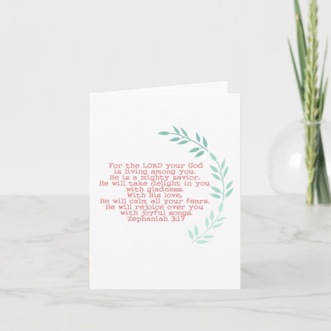 Cartão notecard poderoso do salvador (Frente)