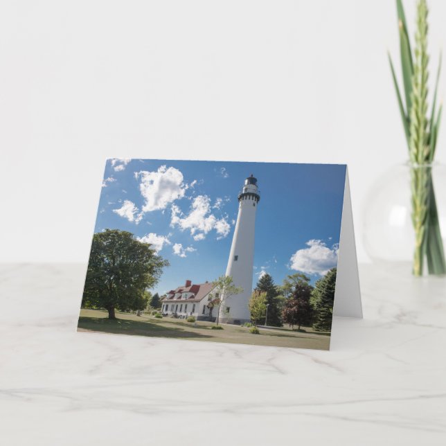 Cartão Notecard Racio de Farol de Vento (Frente)