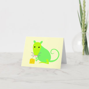 Cartão Notecard Rat