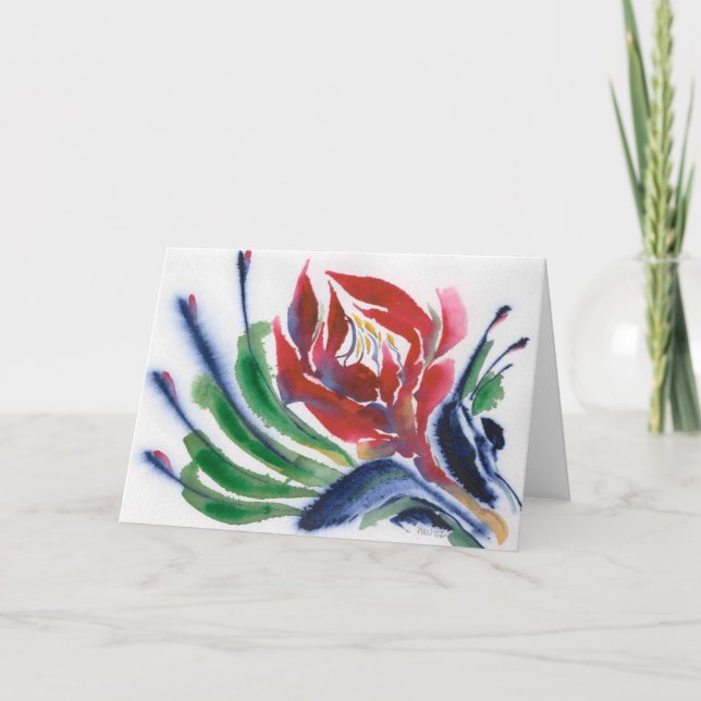 Cartão Notecard Red Pincers (Frente)