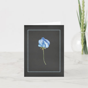 Cartão Notecard Rosa azul