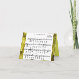 Cartão Notecard "Seja Você Minha Visão"