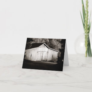 Cartão Notecard Vazio Rustic Barn