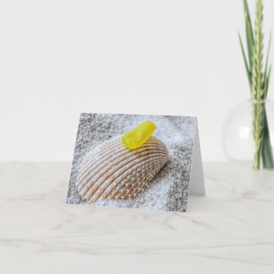 Cartão Notecard - Vidro do Mar Amarelo