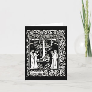 Cartão Notecard-Vintage Ilustration-Aubrey Beardsley 12