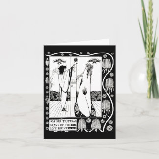 Cartão Notecard-Vintage Ilustration-Aubrey Beardsley 7