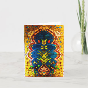 Cartão Notecard-Vintage Stained Glass Art-19