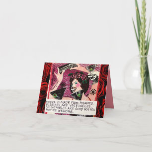 CARTÃO NOTECARD-VODKA É FEITO DAS BATATAS