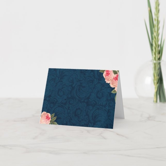 Cartão Notecard Wedding feito sob encomenda (Frente)