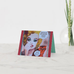 CARTÃO NOTECARD-WHAT DO YOU CALL A MORNING WITHOUT