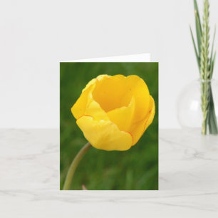 Cartão Notecard Yellow Tulip