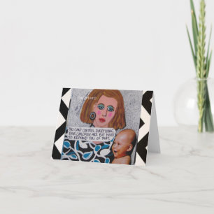 CARTÃO NOTECARD-YOU CAN'T CONTROL EVERYTHING