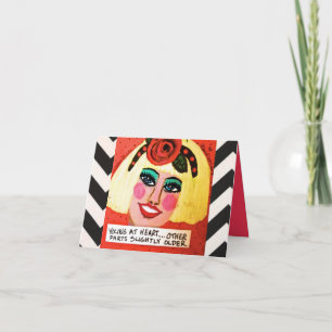 CARTÃO NOTECARD-YOUNG AT HEART