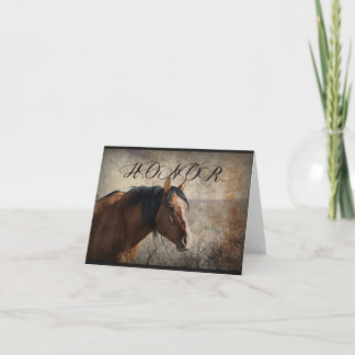 Cartão Notecards da "honra"