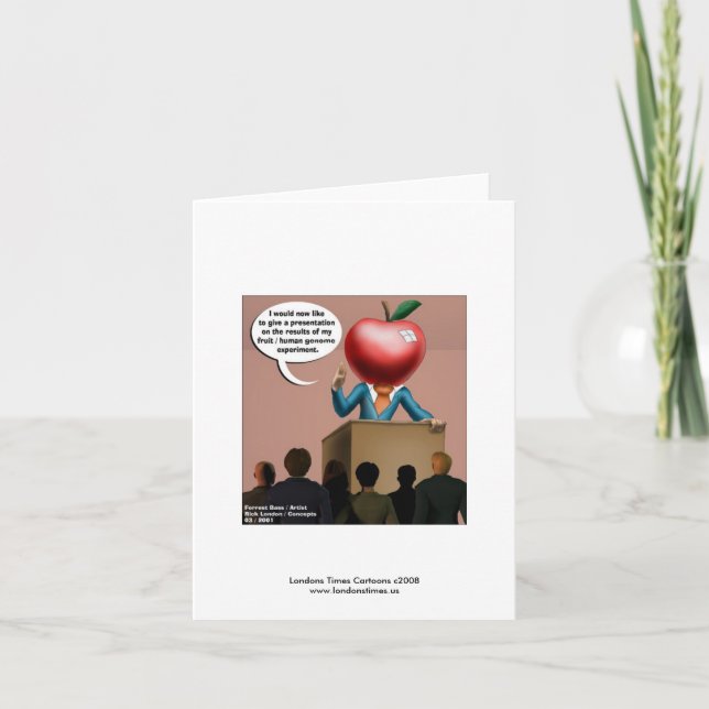 Cartão Notecards de qualidade do experimento do genoma en (Frente)