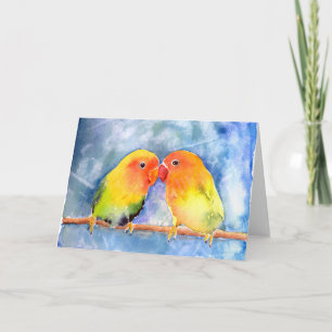 Cartão Notecards Lovey Dovey Lovebird