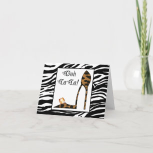 Cartão Noteclados "Stiletto Attitude"