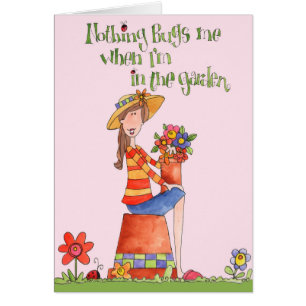 Cartão Nothing Bugs Me