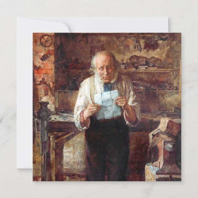 Cartão Notícias do Meu Rapaz (por James Campbell) (Frente)