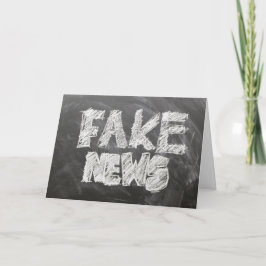Cartão Notícias falsas Aniversário