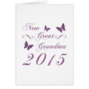Cartão Nova avó Excelente 2015