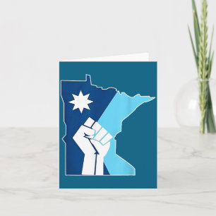 Cartão Nova Bandeira do Estado Rebelde de Minnesota