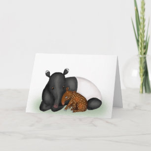 Cartão Nova carta de parabéns para bebê da mãe e bebê