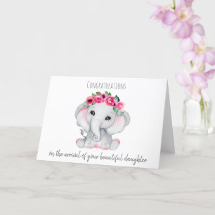 Cartão Nova Ellie Bebê rosa