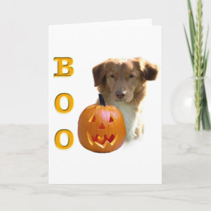 Cartão Nova Escócia Halloween BOO