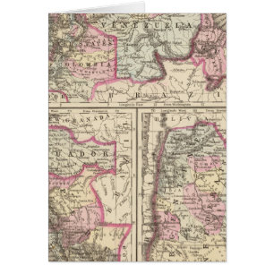 Cartão Nova Granada, Venezuela, Guiana